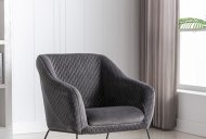 Clara Accent Chair - Grey