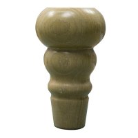 Front Limed Oak Turned - Back Matching Wood