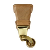 Front Beech/Brass - Back Matching Wood
