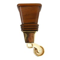 Front Antique/Brass - Back Matching Wood