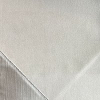 Grade B Plush Velvet Taupe with Contrast Piping